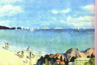 《海滨小城》课文图 《海滨小城》课文图