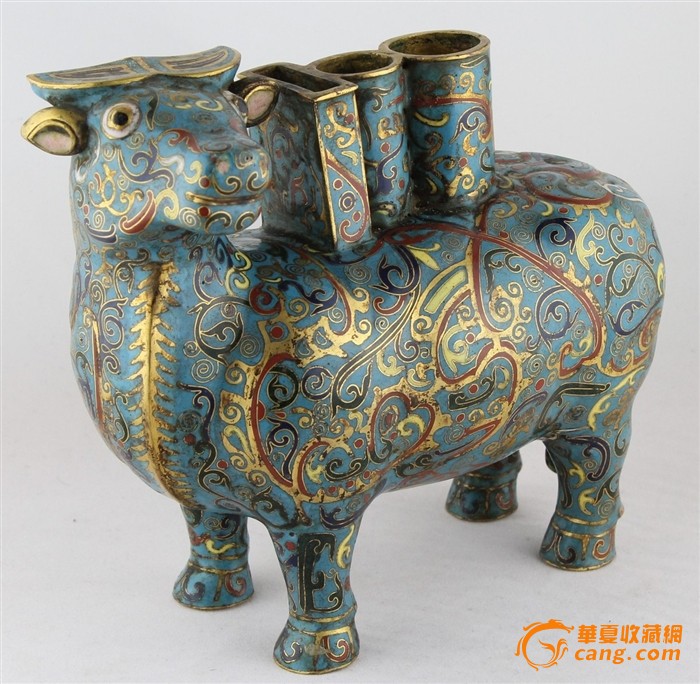 錾胎珐瑯牺尊