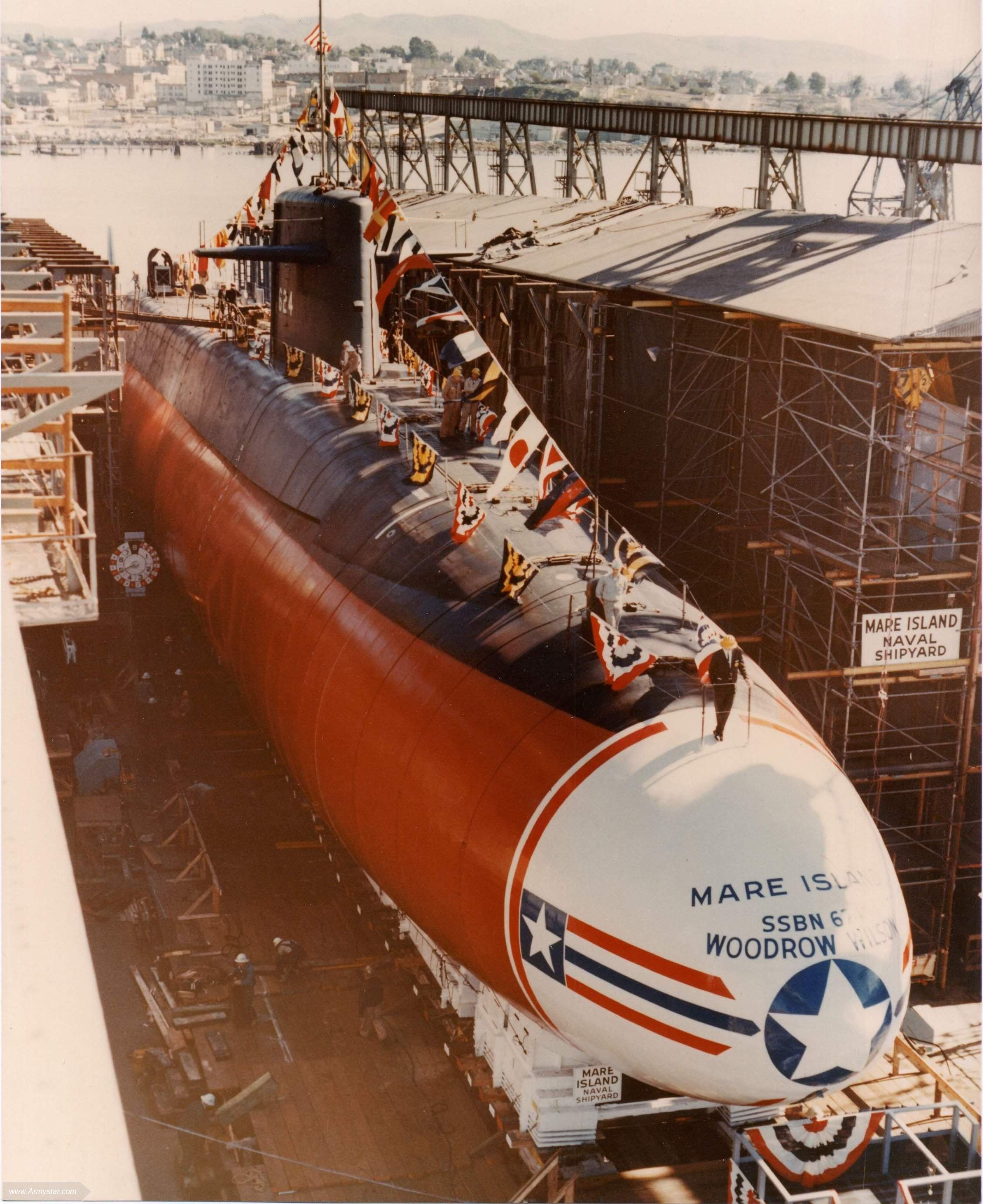 拉法耶特级SSBN624下水 拉法耶特级SSBN624下水