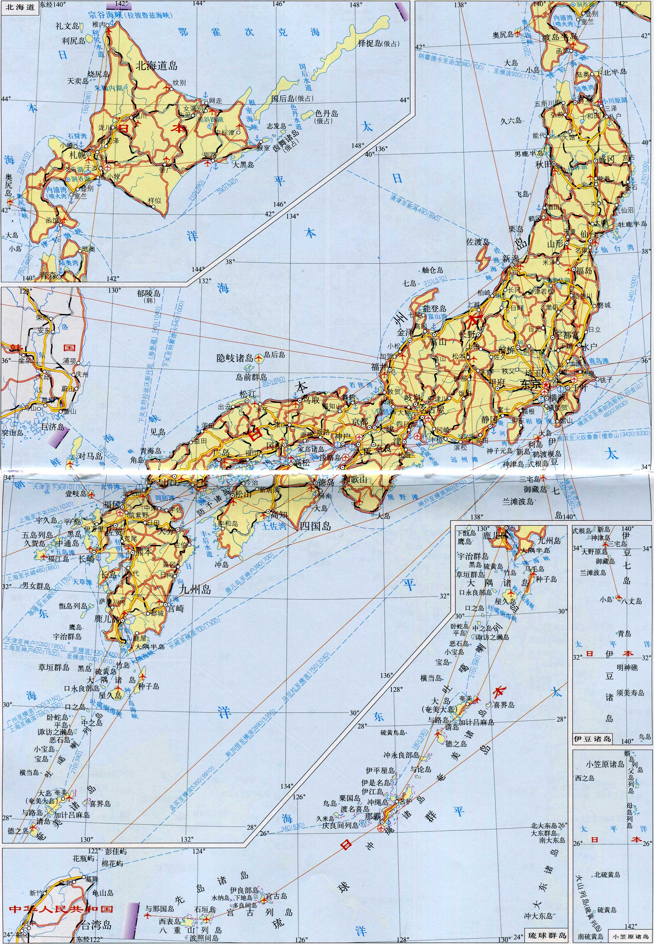 日本交通地图 日本交通地图