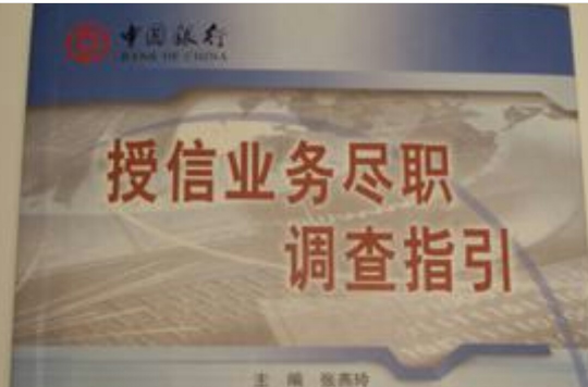 中国银行授信业务尽职调查指引