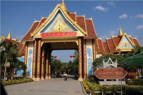西双版纳傣族园景区 西双版纳傣族园景区