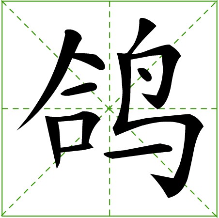 鸽字 鸽字