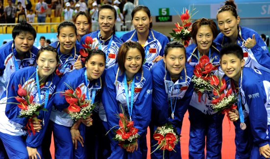 中国女排获得亚军3 中国女排获得亚军3