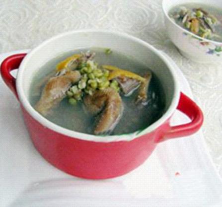 绿豆鸽子汤 绿豆鸽子汤