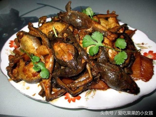 酱焖林蛙