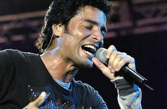 Chayanne在演唱会中