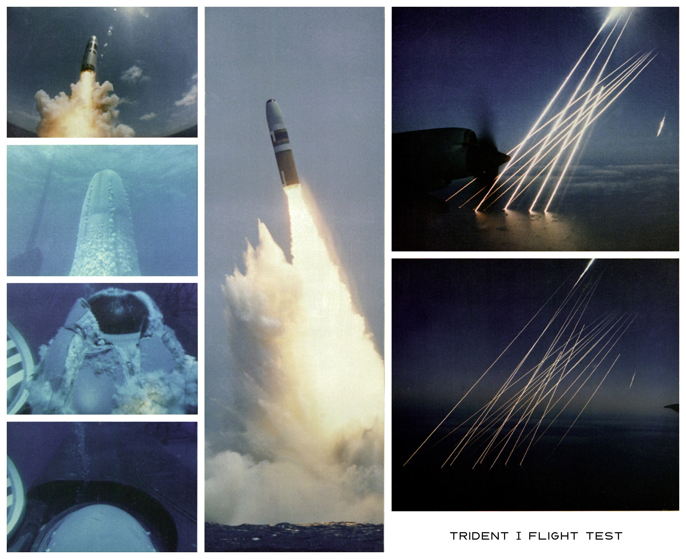 拉法耶特级SSBN657进行“三叉戟”C4飞弹发射 拉法耶特级SSBN657进行“三叉戟”C4飞弹发射