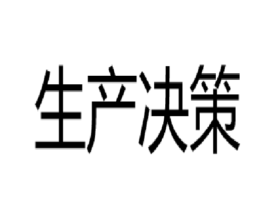 生产决策