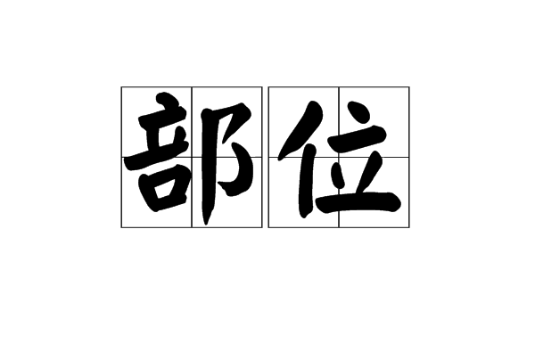 部位(汉语词语)