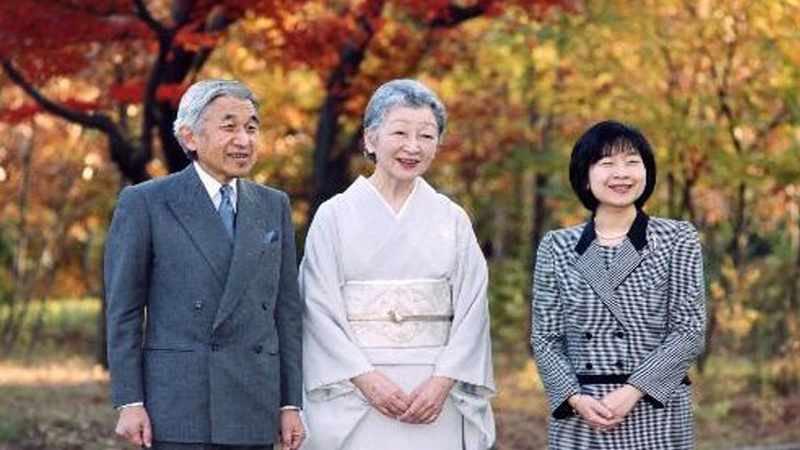 日本上皇夫妇和纪宫清子 日本上皇夫妇和纪宫清子