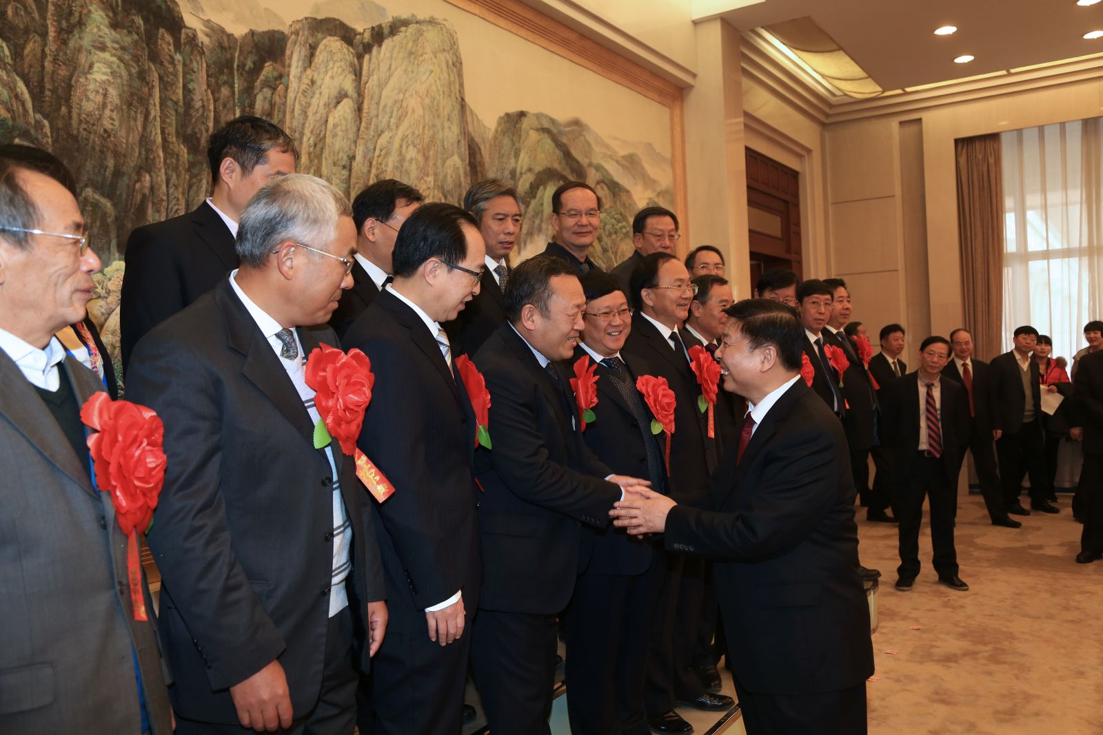 姜大明部长接见范立民等获奖者 姜大明部长接见范立民等获奖者