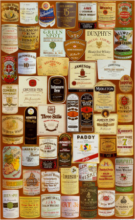 各个种类的Irish Whiskey 各个种类的Irish Whiskey