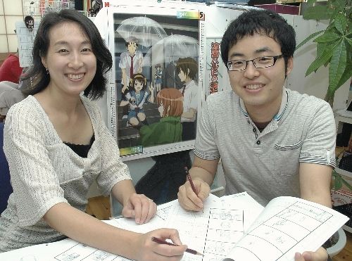 池田晶子(左)与西屋太志(右),2010 池田晶子(左)与西屋太志(右),2010