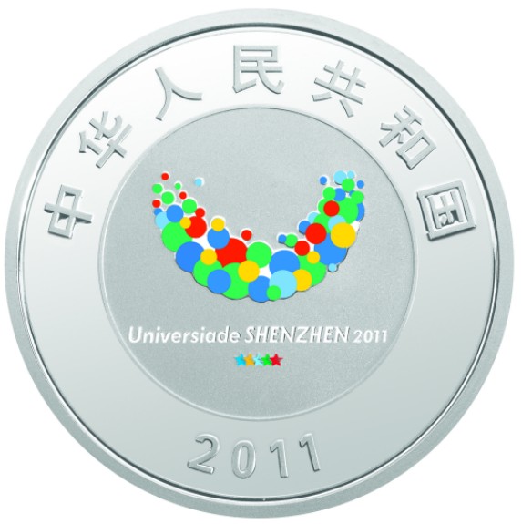1盎司圆形彩色精製银质纪念币正面图案 1盎司圆形彩色精製银质纪念币正面图案
