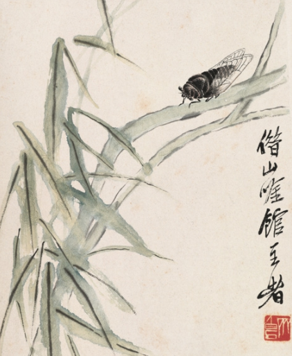 绿柳鸣蝉