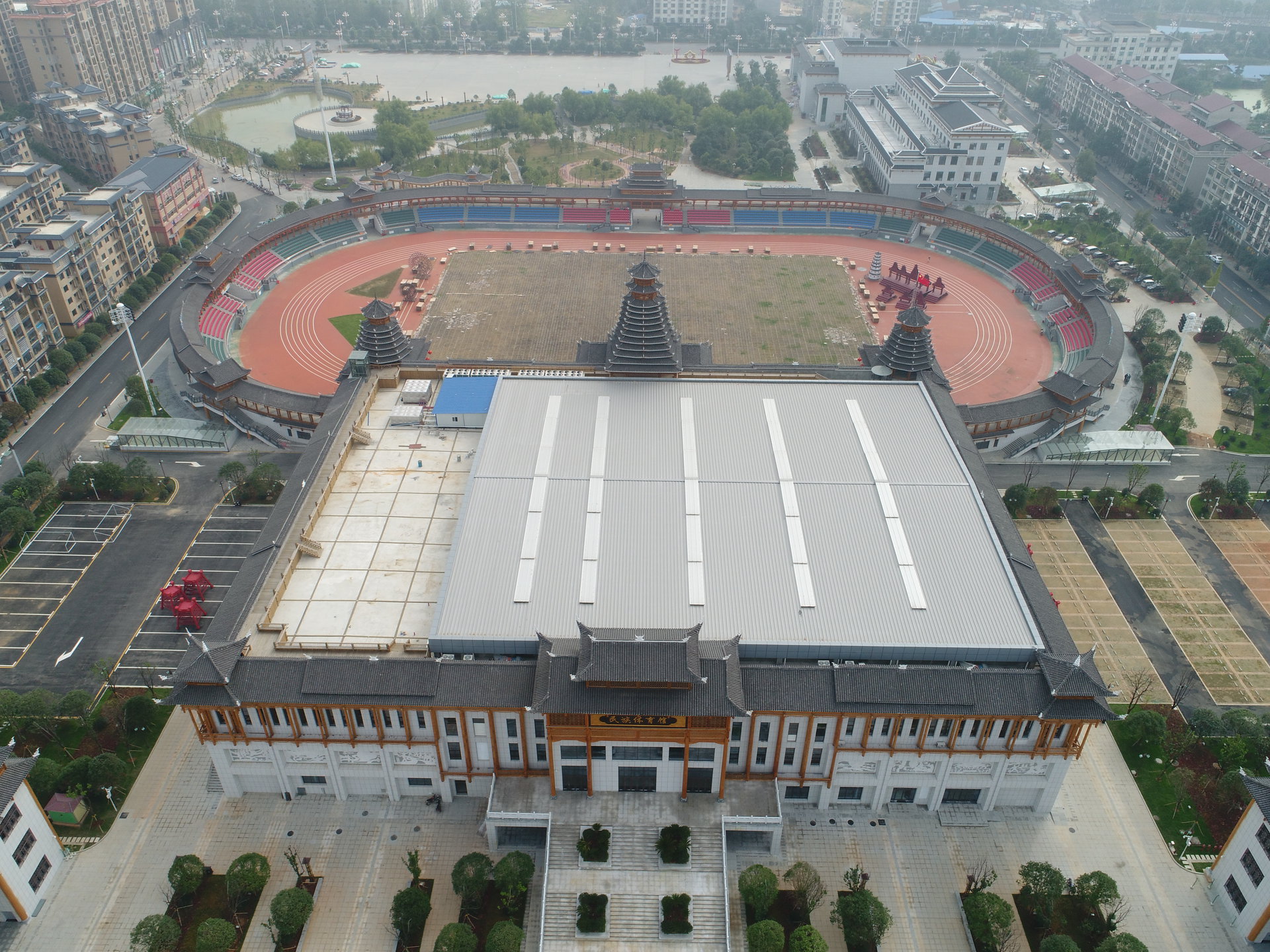 由黎平金陵民族古建提供航拍图 由黎平金陵民族古建提供航拍图