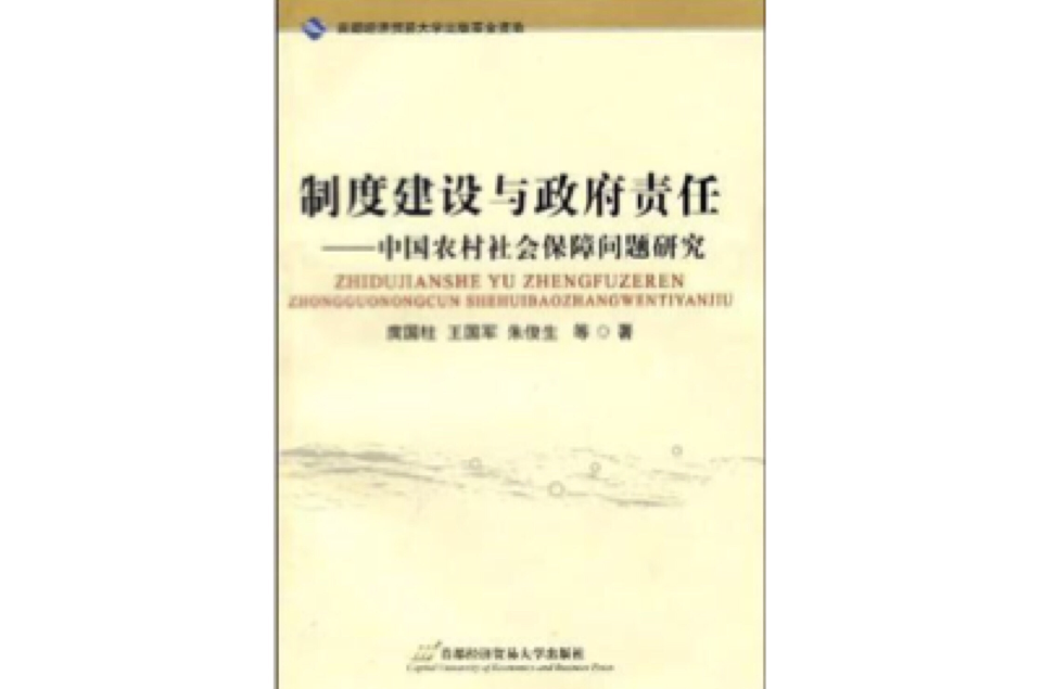 制度建设与政府责任