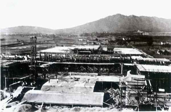 兴建中的国立中央博物院 兴建中的国立中央博物院
