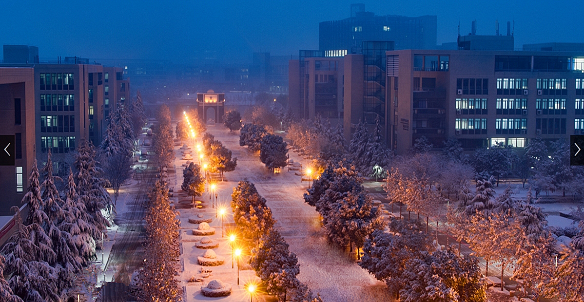 雪后的校园 雪后的校园