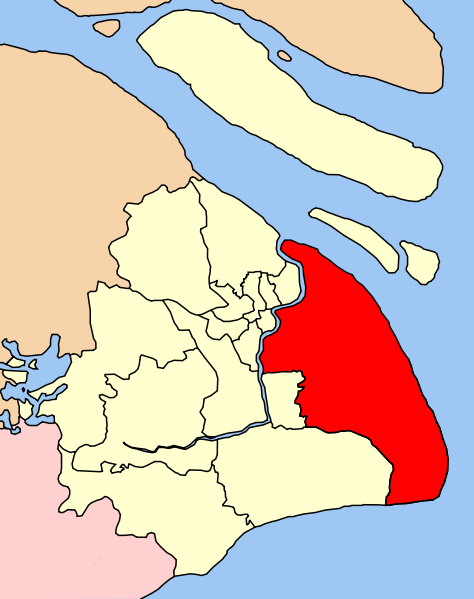 浦东新区在上海市的位置 浦东新区在上海市的位置