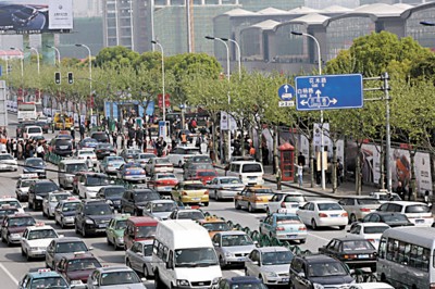 上海浦东堵车 上海浦东堵车