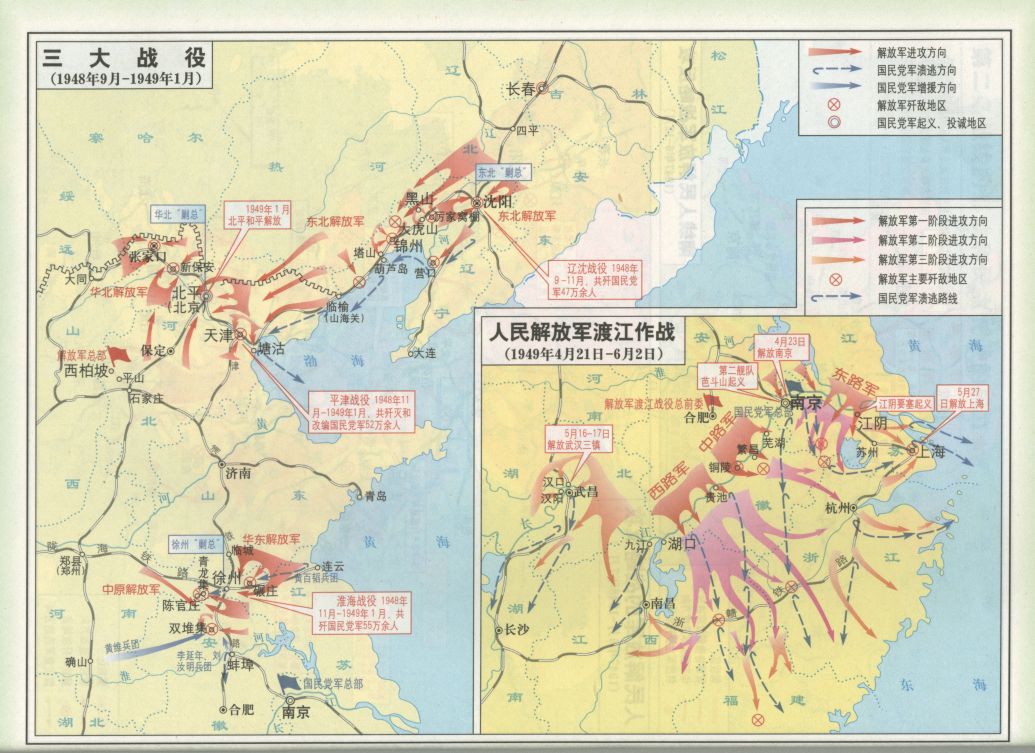 三大战役(图片放大版) 三大战役(图片放大版)