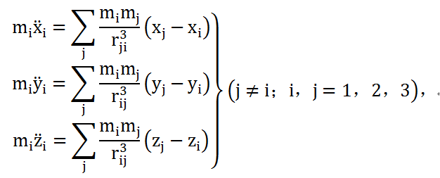三体问题(天体力学中的基本力学模型) 三体问题(天体力学中的基本力学模型)