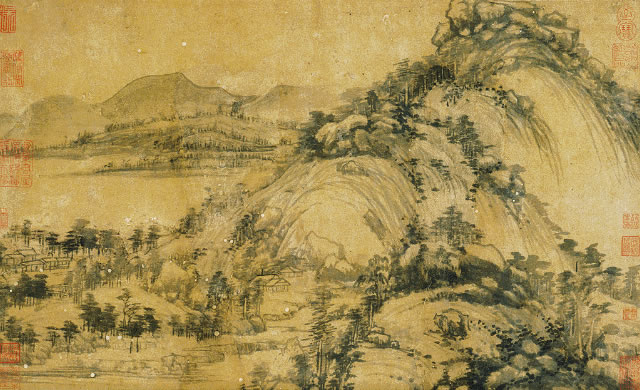 黄公望《富春山居图》(局部) 黄公望《富春山居图》(局部)