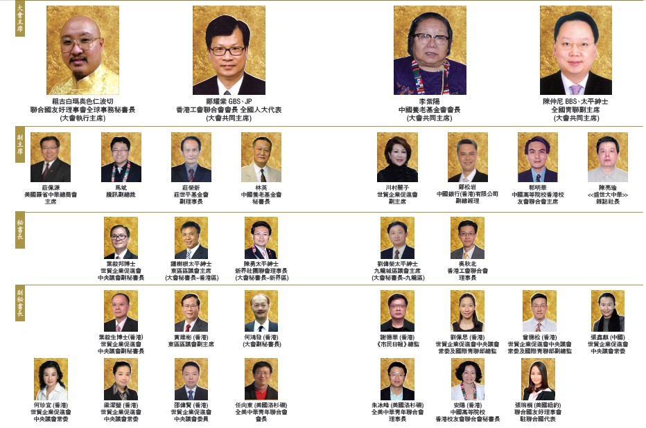 世界和平祈祷大会组织架构图 世界和平祈祷大会组织架构图