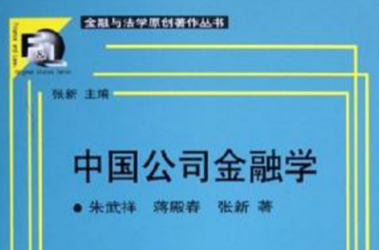 中国公司金融学