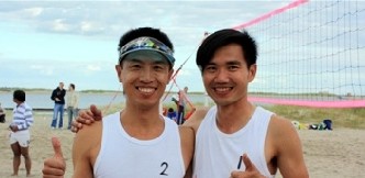 李赞东(左)和马来西亚华人Sean Lee 李赞东(左)和马来西亚华人Sean Lee