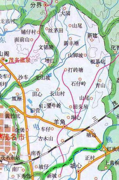 羊角镇地图 羊角镇地图