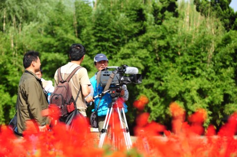 朝日电视台到无锡影视基地拍摄三国景区 朝日电视台到无锡影视基地拍摄三国景区