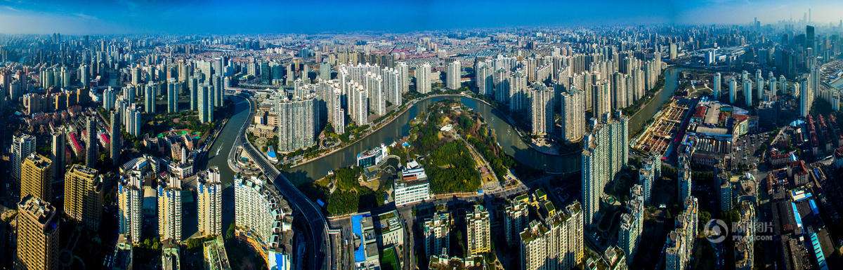 苏州河十八湾全景 苏州河十八湾全景