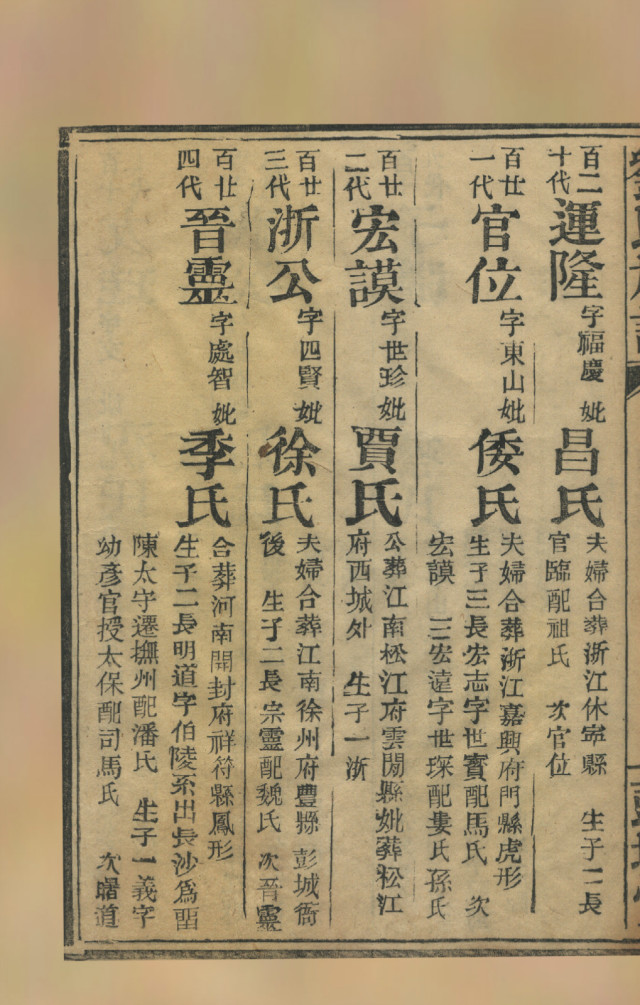 刘氏族谱 刘氏族谱