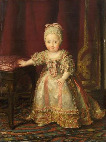 幼年时的玛丽亚·特蕾莎，1773年