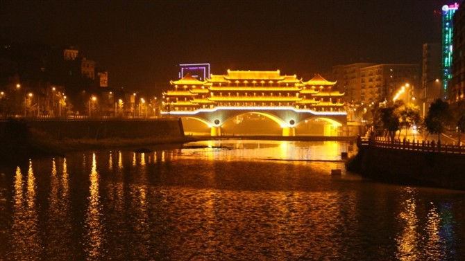 仿古廊桥 仿古廊桥