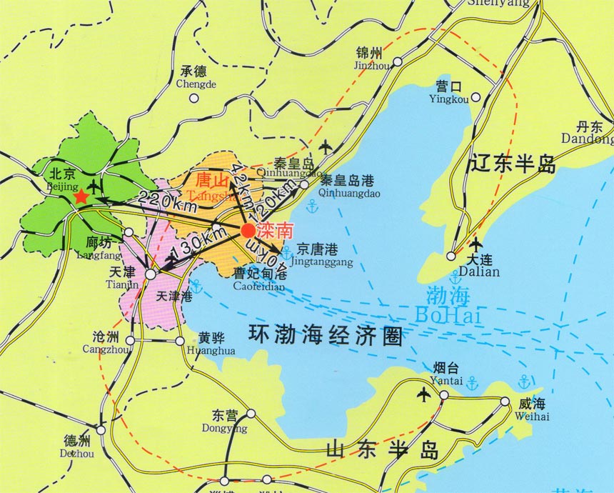 滦南地理位置 滦南地理位置