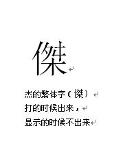 杰的繁体字杰显示简体 杰的繁体字杰显示简体