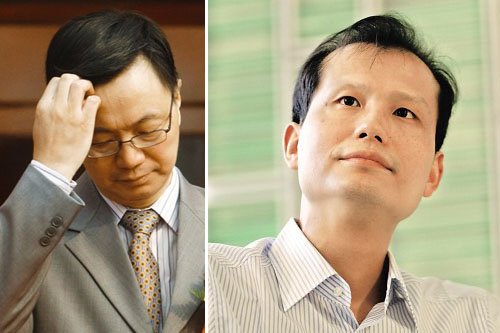 雇凶者肖传国和被袭击者方舟子 雇凶者肖传国和被袭击者方舟子