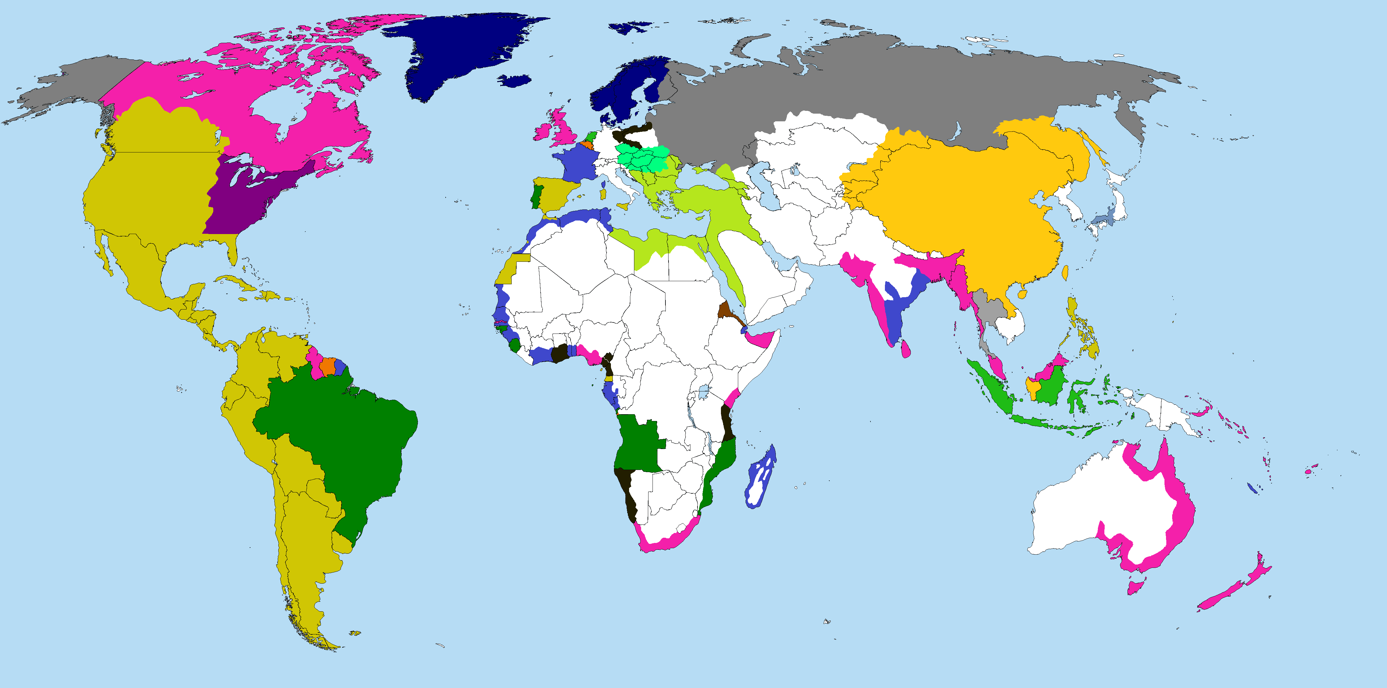 西班牙帝国极盛版图 西班牙帝国极盛版图