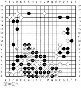 本因坊秀哉——雁金準一(先) 本因坊秀哉——雁金準一(先)