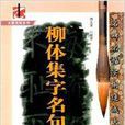柳体集字名句：玄秘塔