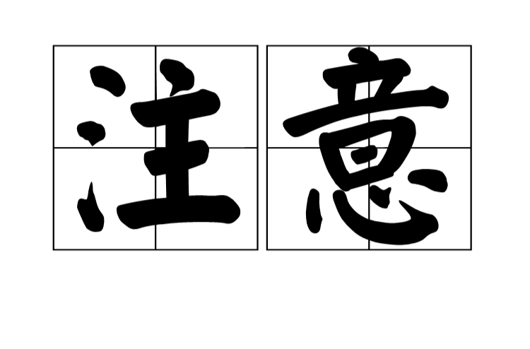 注意(汉语词语)