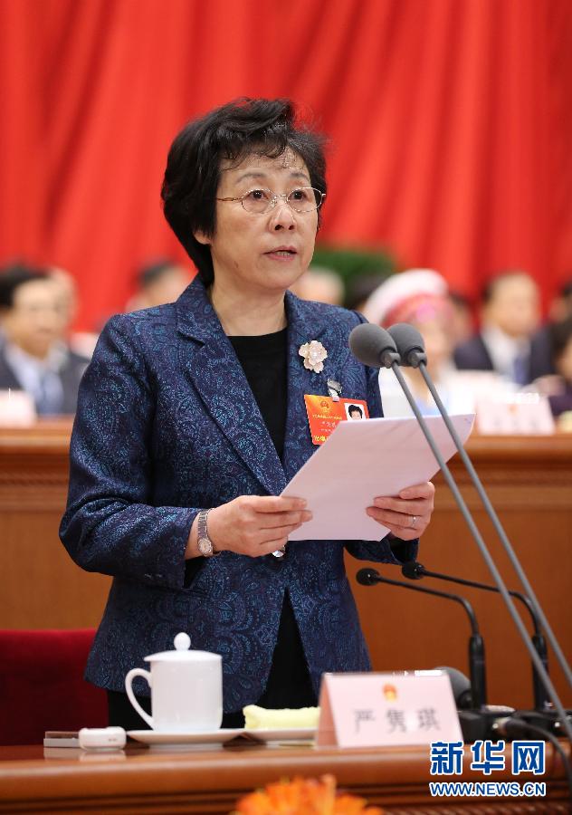 严隽琪主持会议 严隽琪主持会议