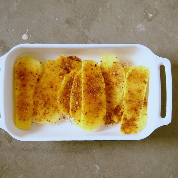 青芒果沾辣椒