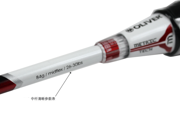 球拍桿上的参数 球拍桿上的参数