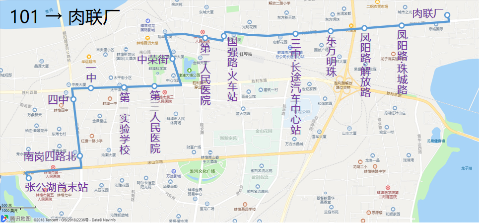 101路上行线路图 101路上行线路图