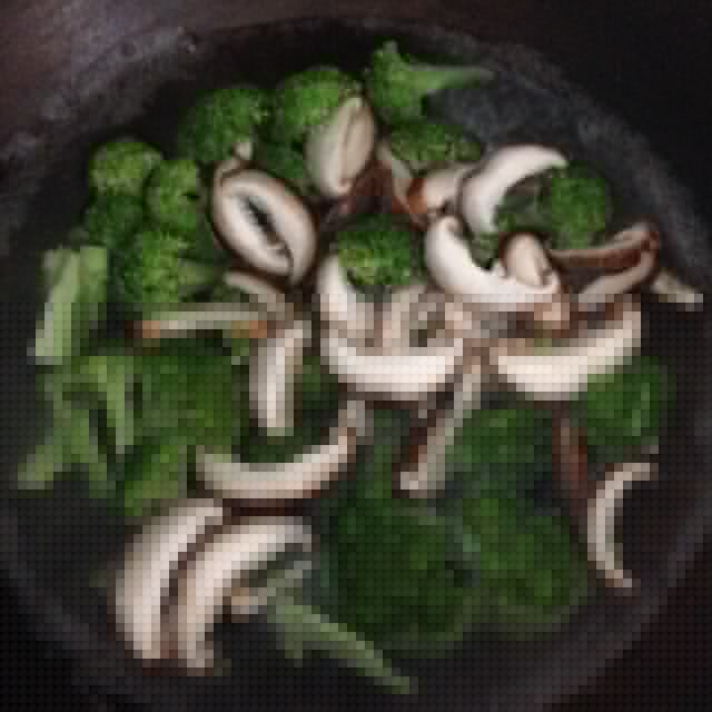 花椰菜香菇炒蛋